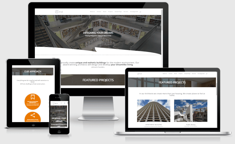 Architectural Studio Layout Pack for Divi Builder