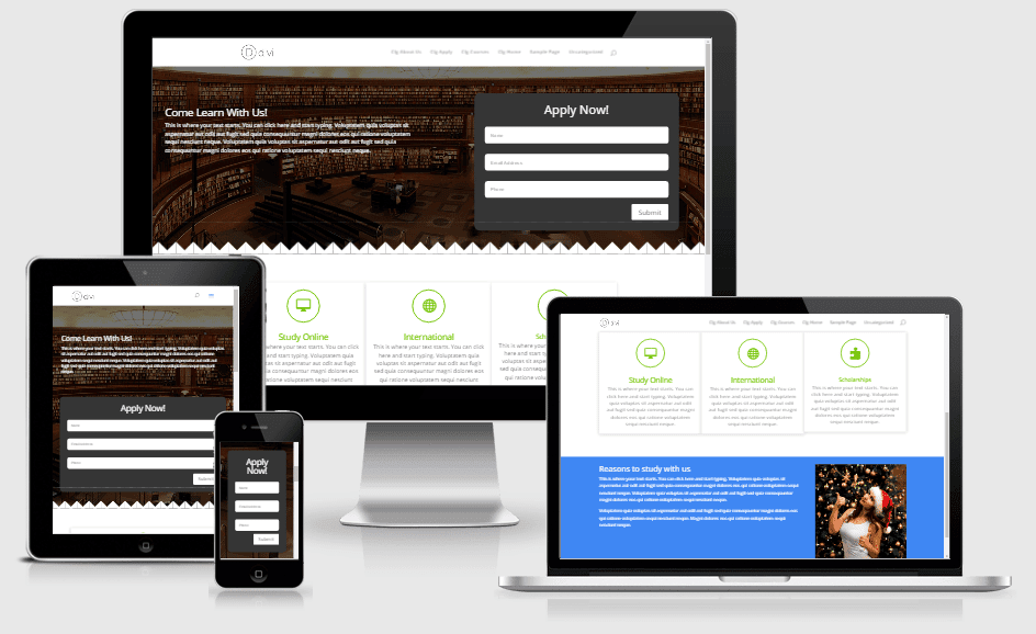 Divi Academy Layout Pack for Divi Builder