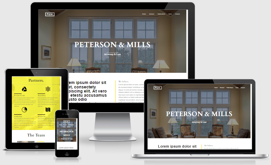 Divi Law Firm layout for Divi builder