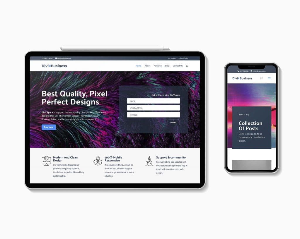 divi business theme